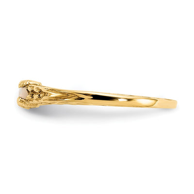 14K Madi K Opal Birthstone Baby Ring