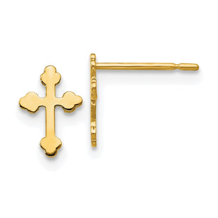 14k Yellow Gold Earrings Style GK682 - Classique Jewelry Inc.