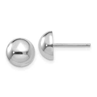 14k White Gold Earrings Style H968 - Classique Jewelry Inc.