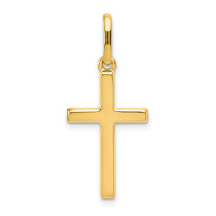 14k Hollow Cross Pendant (Style K1171)