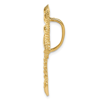 14K Palm Tree Slide, 35 x 21.5mm