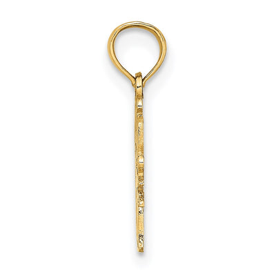14K SWIM MOM w/Swimmer Charm