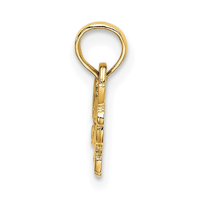14K Grandma'S Girl Charm, 11.8 x 19.5mm