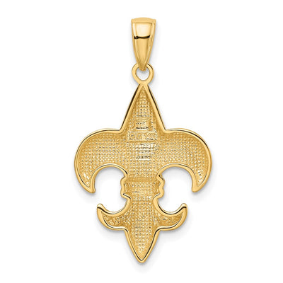 14K Medium Fleur-De-Lis Pendant