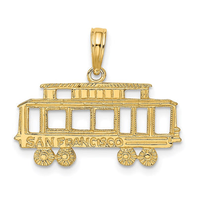 14K SAN FRANCISCO Cable Car Charm