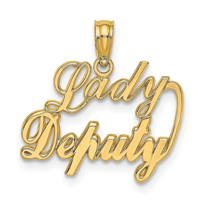 14K LADY DEPUTY Charm