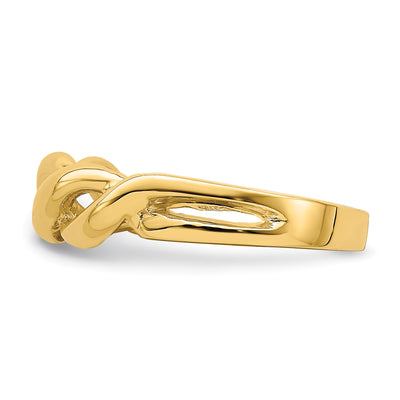 14K Freeform Knot Ring