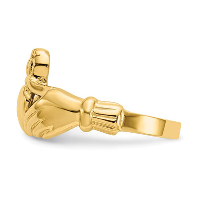 14K Men's Claddagh Ring