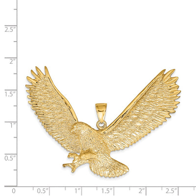 14K Eagle Pendant, 50 x 65mm
