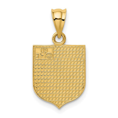 14K USA Flag Enameled Pendant