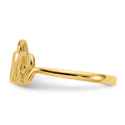 14K Polished Love Ring