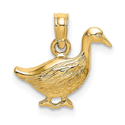 14K Goose Charm
