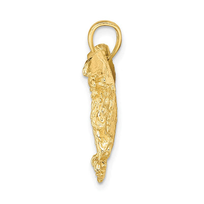 14K Eagle w/ Wings Spread Charm, 28.6 x 41.3mm