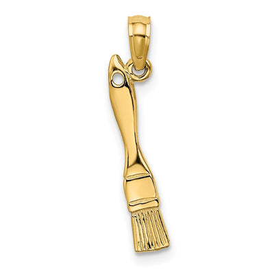 14K 3-D Paint Brush Charm