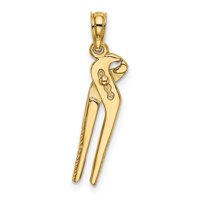 14K 3-D Moveable Pliers Charm