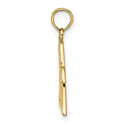 14K Small Celtic Trinity Knot Charm