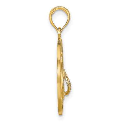 14K KEY WEST Flip Flop Pendant