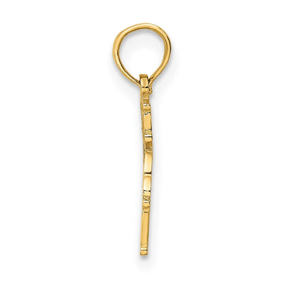 14K I HEART DOLPHINS w/ Dolphin Charm