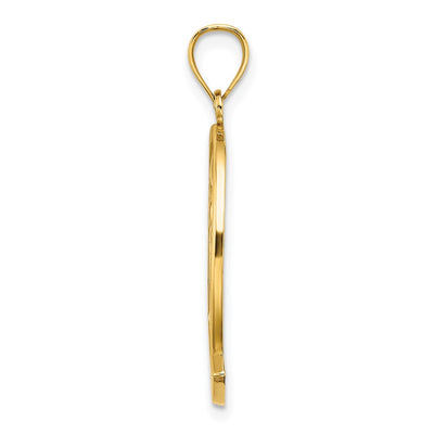 14K HAWAII w/ Dolphins in Waves Charm