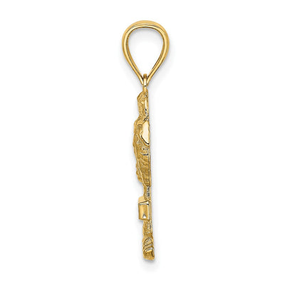 14K ST. THOMAS Palm Tree Charm