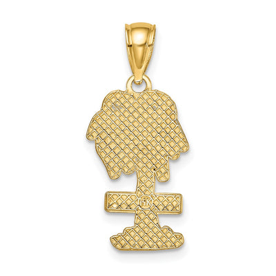 14K ST. THOMAS Palm Tree Charm