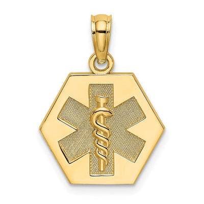 14K Treble Clef Charm, 29.34 x 11.75mm