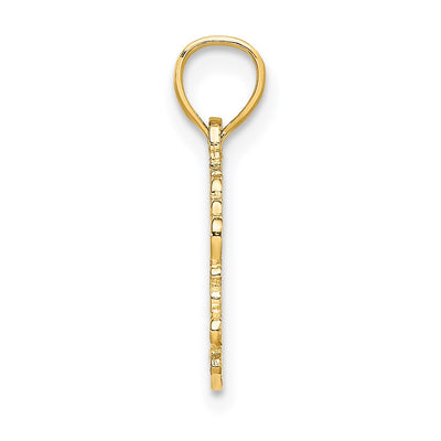14K #1 Nana Charm, 16 x 19mm