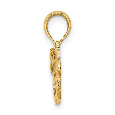 14K FIREFIGHTER'S MOM Charm