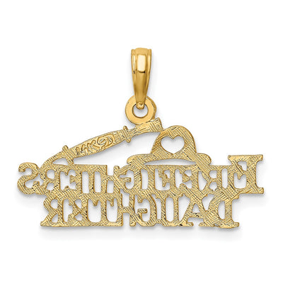 14K FIREFIGHTER'S DAUGHTER Charm