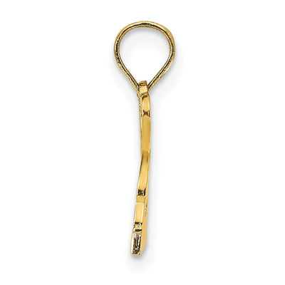 14K I HEART ST. JOHN w/Dolphin Pendant