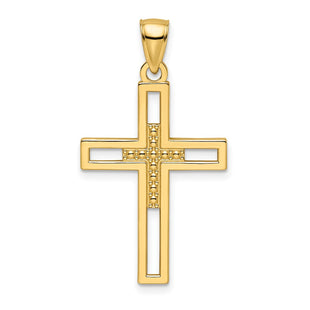 14k Yellow Gold Pendants Style K9892 - Classique Jewelry Inc.