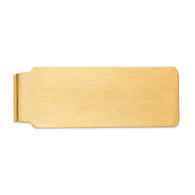 14K Men's Satin Finish Money Clip