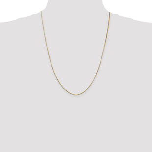 14K . Octagonal Snake with Lobster Clasp Chain (Style OSA100-24)