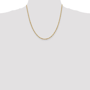 14K Singapore with Lobster Clasp Chain (Style PEN11-20)