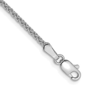 14K White Gold Spiga with Lobster Clasp Bracelet (Style PEN121-7)