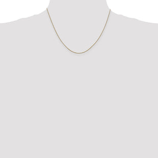 14K Diamond-cut Spiga with Lobster Clasp Chain (Style PEN156-18)