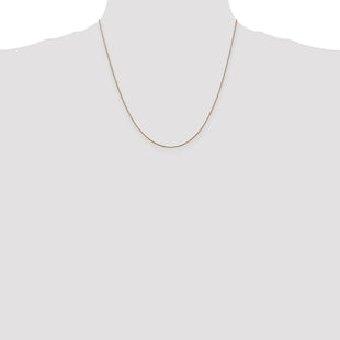 14K Diamond-cut Spiga with Lobster Clasp Chain (Style PEN156-20)