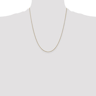 14K Diamond-cut Spiga with Lobster Clasp Chain (Style PEN156-22)