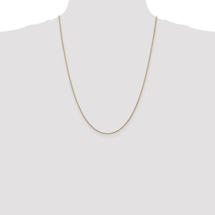 14K Diamond-cut Spiga with Lobster Clasp Chain (Style PEN157-24)