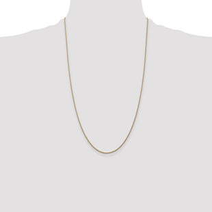14K Diamond-cut Spiga with Lobster Clasp Chain (Style PEN157-26)