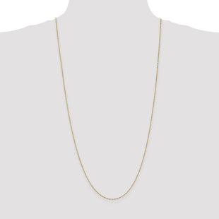 14K Singapore with Spring Ring Clasp Chain (Style PEN164-30)