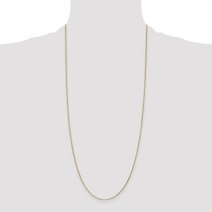 14K . Diamond-cut Cable with Lobster Clasp Chain (Style PEN17-30)