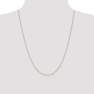 14K . Cable with Spring Ring Clasp Chain (Style PEN190-24)