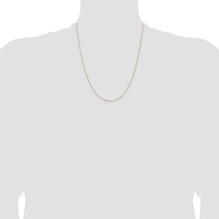 14K Box with Lobster Clasp Chain (Style PEN1L-22)