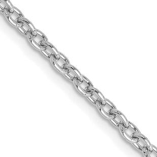 14k White Gold Chains Style PEN211 - Classique Jewelry Inc.
