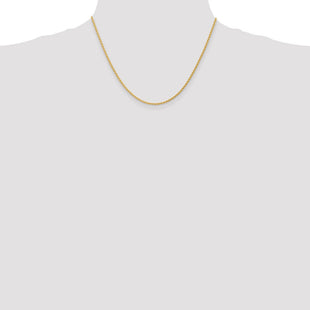 14k Parisian Wheat with Lobster Clasp Chain (Style PEN267-18)