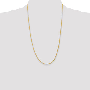 14k Parisian Wheat with Lobster Clasp Chain (Style PEN267-26)