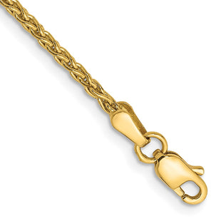 14k Parisian Wheat with Lobster Clasp Bracelet (Style PEN267-7)
