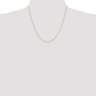 14K . Diamond-cut Parisian Wheat with Lobster Clasp Chain (Style PEN274-20)