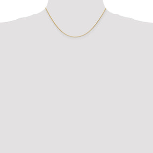 14K . Diamond-cut Parisian Wheat with Lobster Clasp Chain (Style PEN275-16)
